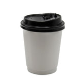 CUP, PAPER DBL WALL WHT 8OZ (500/CS)