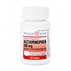 ACETAMINOPHEN, TAB 500MG (50/BT 12BT/CS)