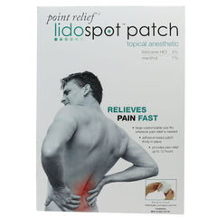 PATCH, PAIN RELIEF LIDOSPOT 4"X6" (20/BX)