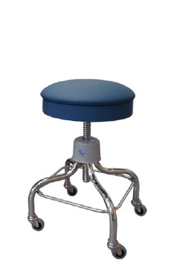 STOOL EXAM W/FR LAKE BLUE SCREW SHAFT