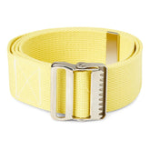 BELT, GAIT W/BUCKLE WASHABLE COTTON YLW 2"X60"