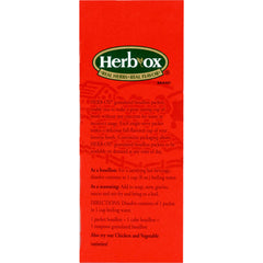 BROTH, BEEF BOUILLON GLUTEN FREE HERBOX (50/BX 6BX/CS)