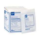 GAUZE, SPNG CARING STR 2"X2" 8PLY (2/PK 50PK/BX 30