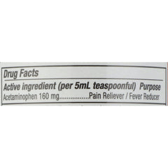 ACETAMINOPHEN LIQ 160MG/5ML CHERRY ELX AF 16OZ 12/CS