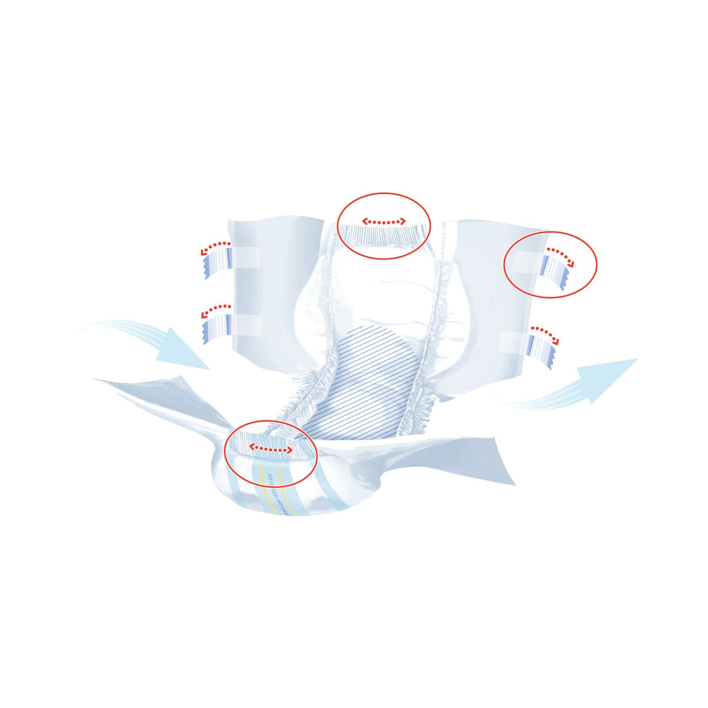 BRIEF, INCONT SENI SUPER QUATRO LG 45-59" (9/PK 4PK/CS)