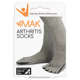 SOCKS, ARTHRITIS IMAK MILD COMPRESSION SOFT GRY MED