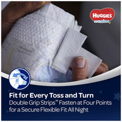 DIAPER, HUGGIES OVERNITE JUMBOSZ6 (15/PK 4PK/CS)
