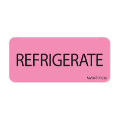 LABELREFRIGERATE 1X2.25 420 FLUORES PINK