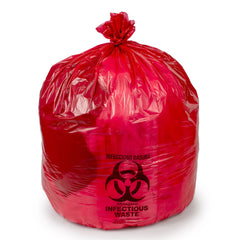 BAG, INFECTIOUS WASTE 17MIC RED 40"X48" (25/PK 10PK/CS)