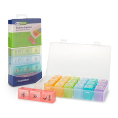 PLANNER, PILL EZY DOSE WEEKLY 3XDAY RAINBOW (3/PK)