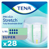 BRIEF, TENA SUPER STRCH LG/XLG(28/BG 2BG/CS) SCAPER