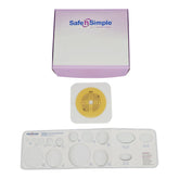 WAFER, OSTOMY 2PC STD TAPE COLLAR WHT 2 3/4" (10/BX 8BX/CS)
