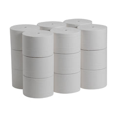 TISSUE, TOILET COMPACT CORELESS (18RL/CS)