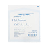 SPONGE, DRN 4"X4" 6PLY STR (2/PK 25PK/BX)