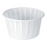 CUP, SOUFFLE TREATED 4OZ WHT (250/SL 20SL/CS)