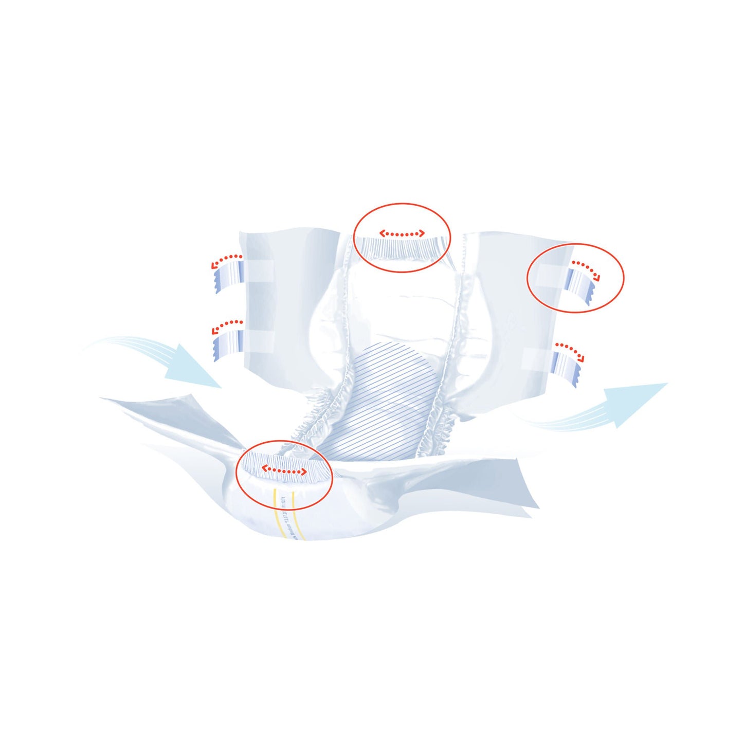 BRIEF, INCONT SENI SUPER PLUS MED 30"-43" (10/PK 4PK/CS)