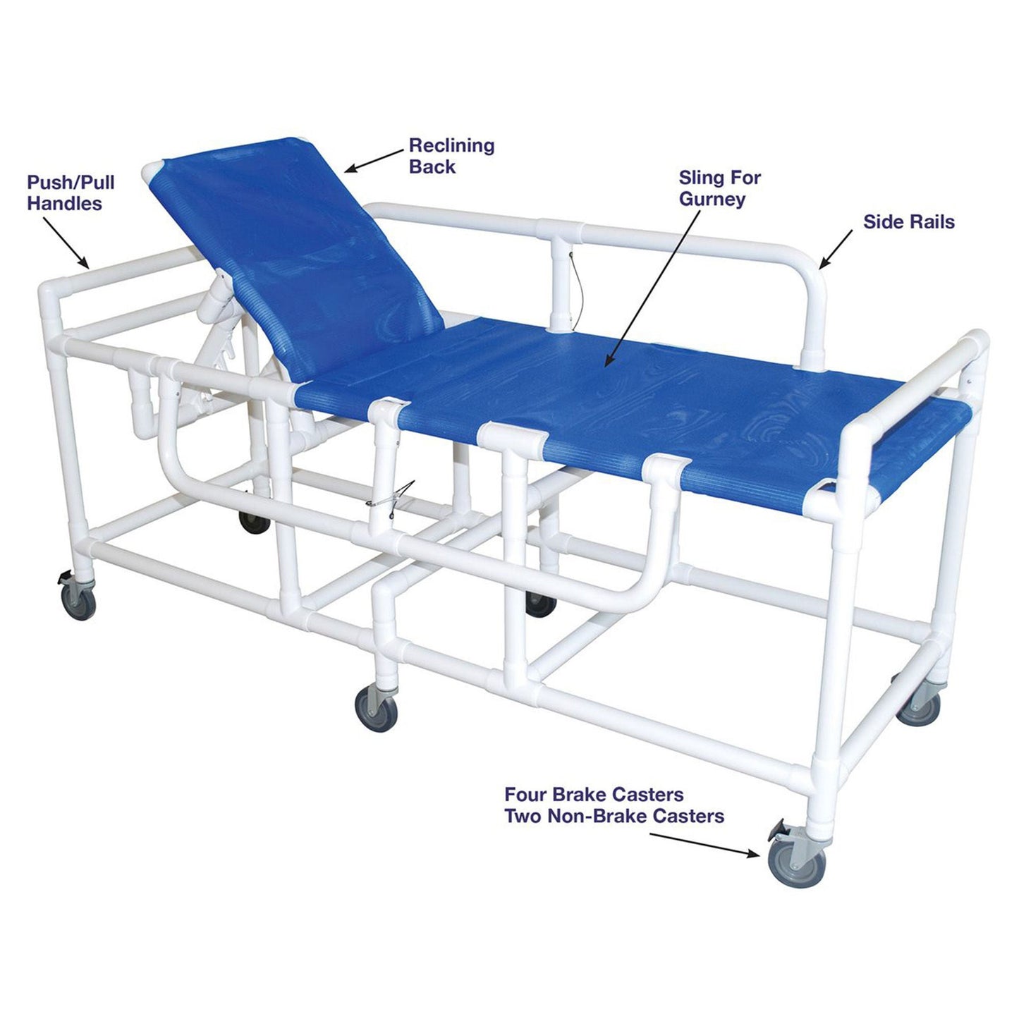 GURNEY, SHOWER SLING 450LB D/S
