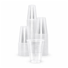 CUP, DRINKING PLAS CLR 9OZ (100/PK 25PK/CS)