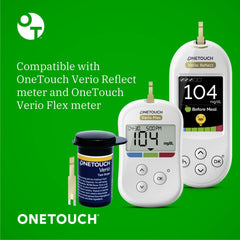 TEST STRIP, BLD GLUC ONETOUCH VERIO (50/BX 24BX/CS)