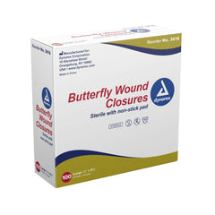 BANDAGE, BUTTERFLY 1/2"X2.75" (100/BX 24BX/CS)