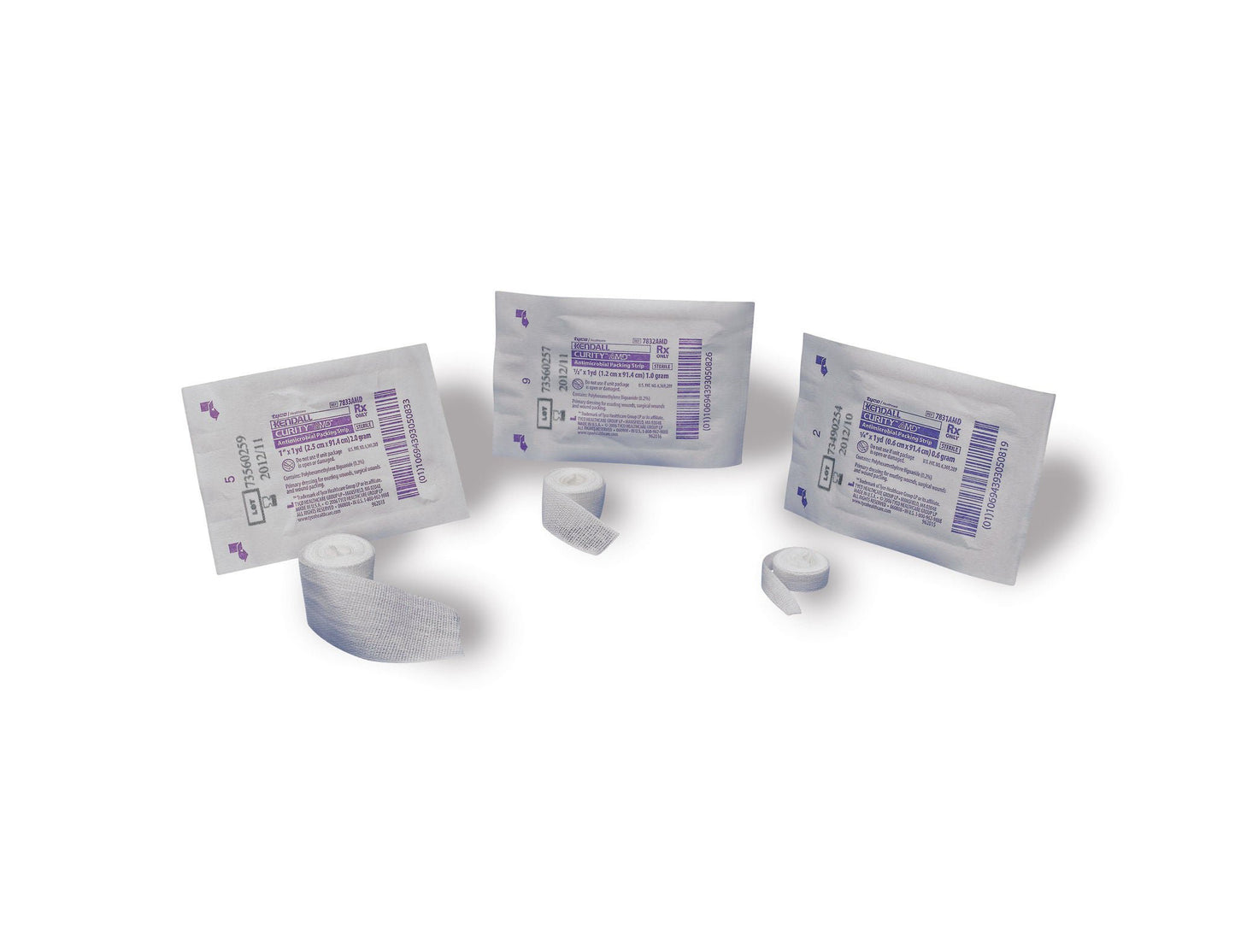 STRIPS, PACKING CURITY AMD 1"X1YD (10/BX 5BX/CS) KENDAL