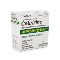 CETIRIZINE HCL, TAB 10MG (45/BT)