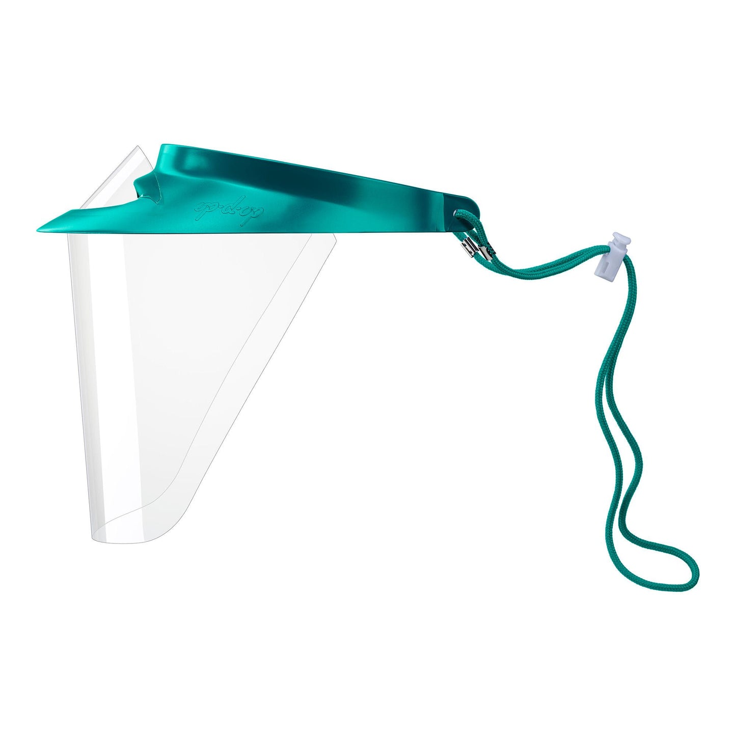 FACESHIELD KIT, W/1 VISOR 2SHLD TEAL