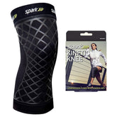 KNEE SLEEVE, COMPRESSION SPARKKINETIC BLK SM