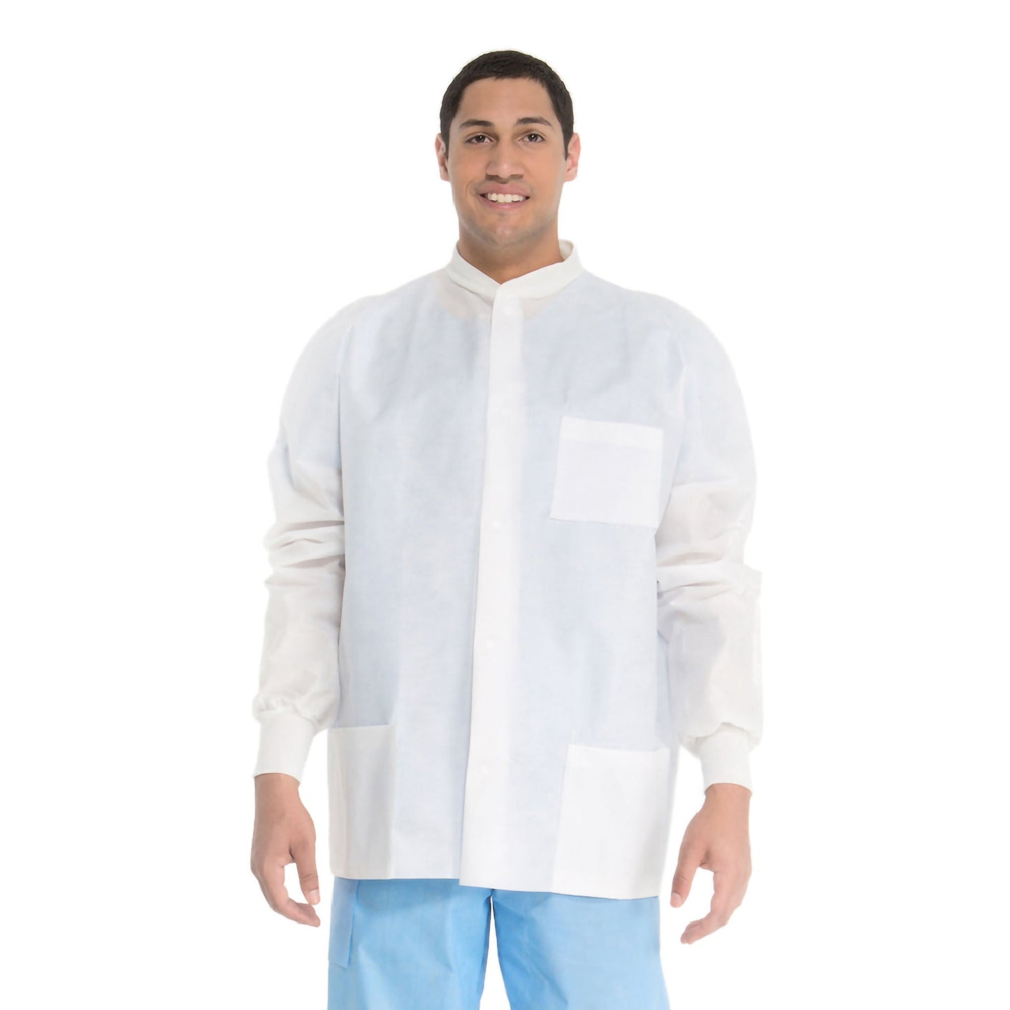 COAT, LAB UNIV WHT LG (25/CS) KIMCLK