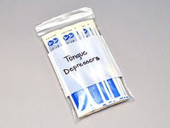 ZIP LOCK BAGS 4X6 2ML WHT 100/BX 10BX/CS WRITE ON