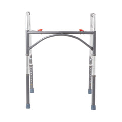 WALKER, FOLDING STEEL W/O WHEELS HVY DUTY ADLT 500LB (2/CS)