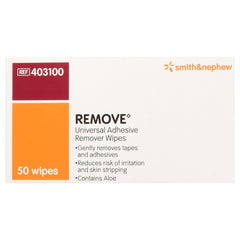 WIPE, ADHESIVE REMOVER (50/BX)
