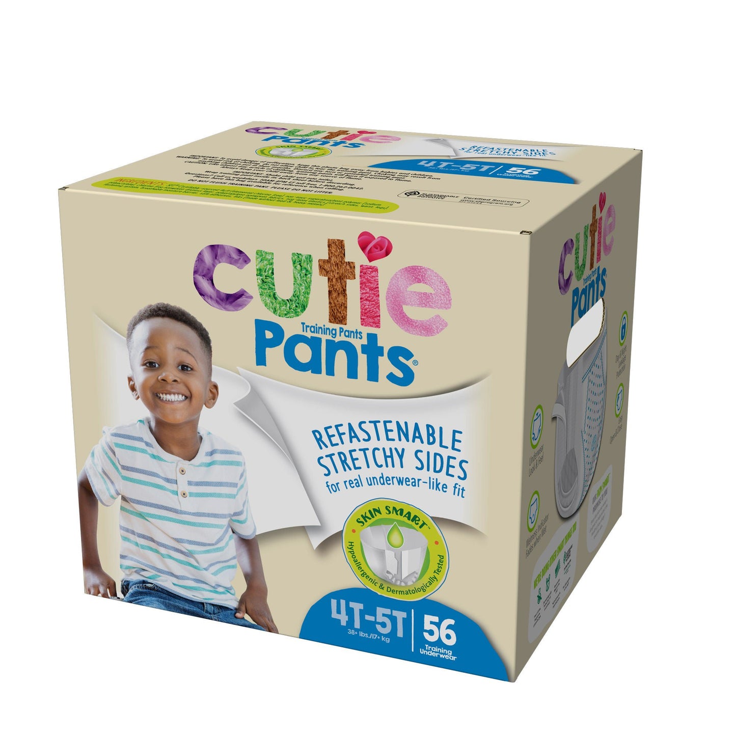 PANTS, TRAINING CUTIE BOY 4T-5T (19/BG 4BG/CS)