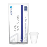 CUP, DRINK PLAS CLR 9OZ (100/PK 25PK/CS)