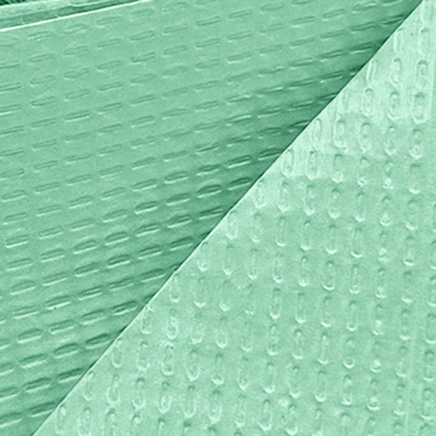 TOWEL, POLY 2PLY TIS GRN 13"X18" (500/CS