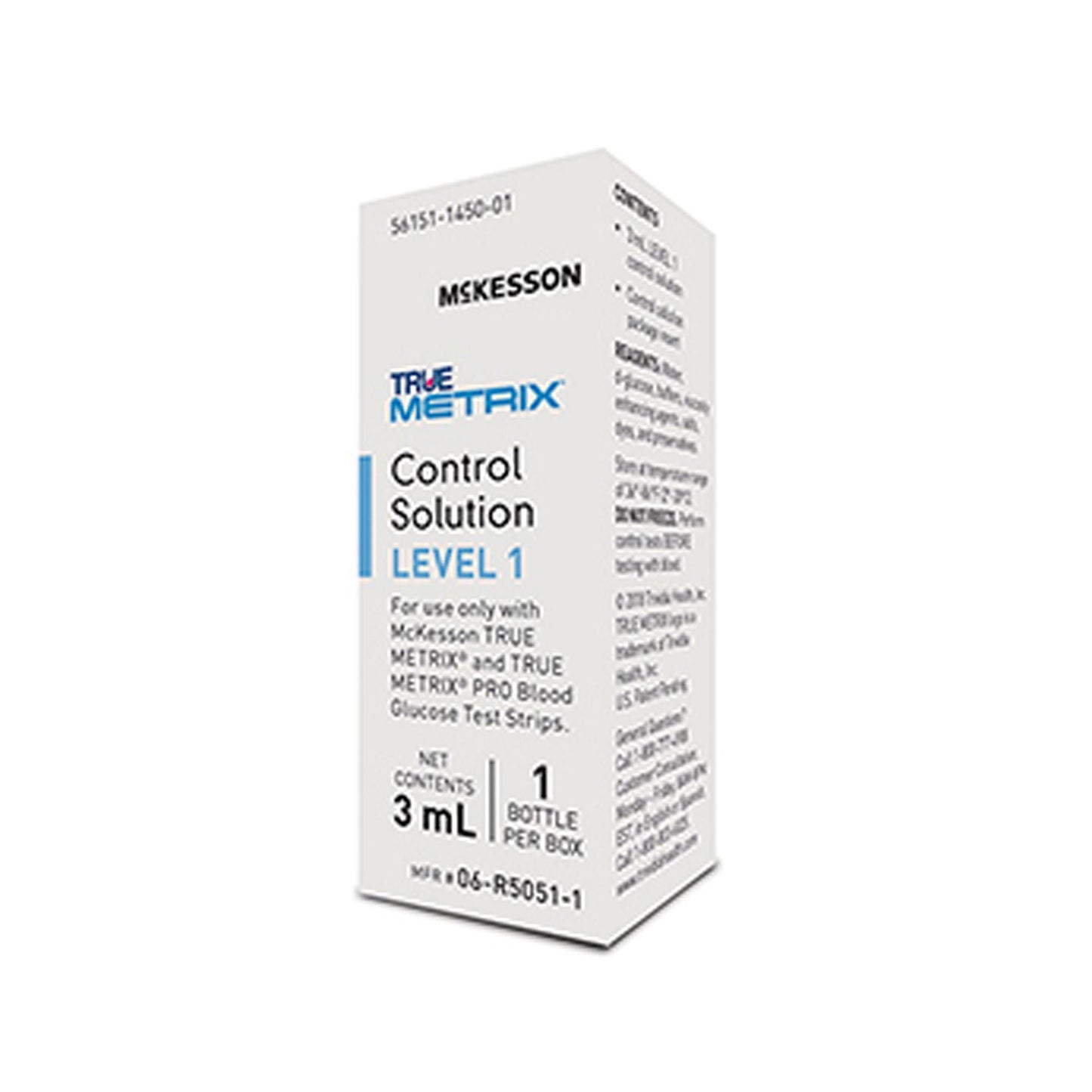 CONTROL, BLD GLUCOSE LEVEL 1 TRUE METRIX (1/BX 24BX/CS)