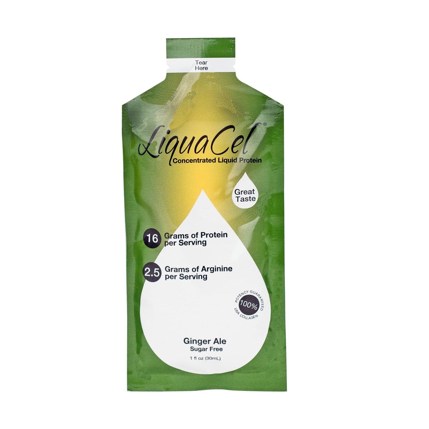PROTEIN, LIQUACEL GINGER ALE 1OZ (30/CS)