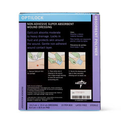DRESSING, WND OPTILOCK N/ADH 4X4" (10/BX 10BX/CS)