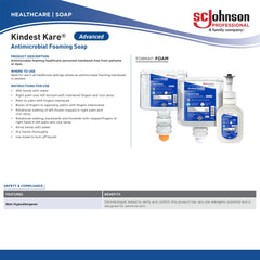 HANDWASH, KINDEST KARE ADVANCED FOAMING 1L (6/CS)