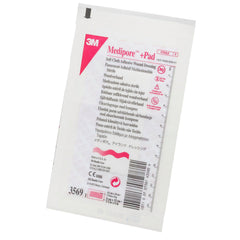 DRESSING, SOFT CLOTH MEDIPORE +PAD 3X1/2X6" (25/BX 3M