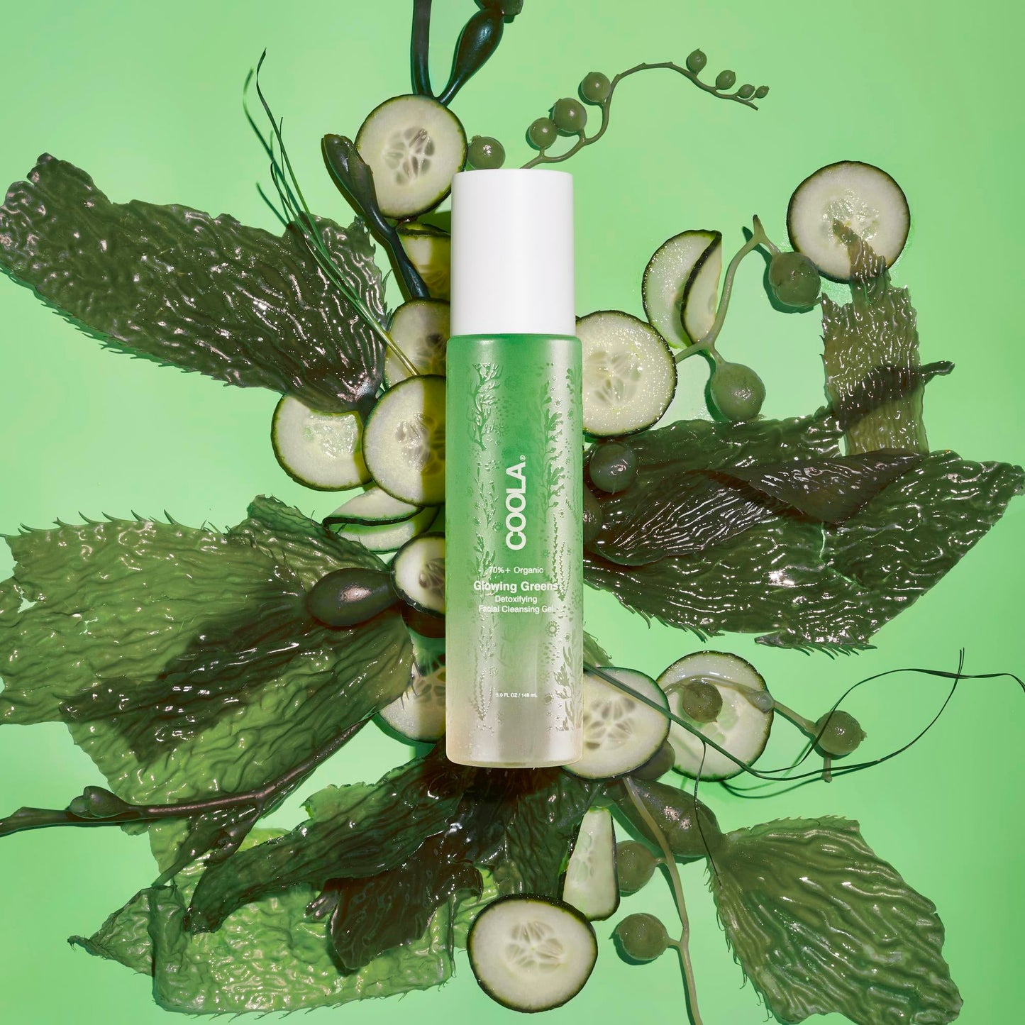 GEL, CLEANSING FACIAL GLOWING GREENS DETOXIFYING 5OZ (24/CS)