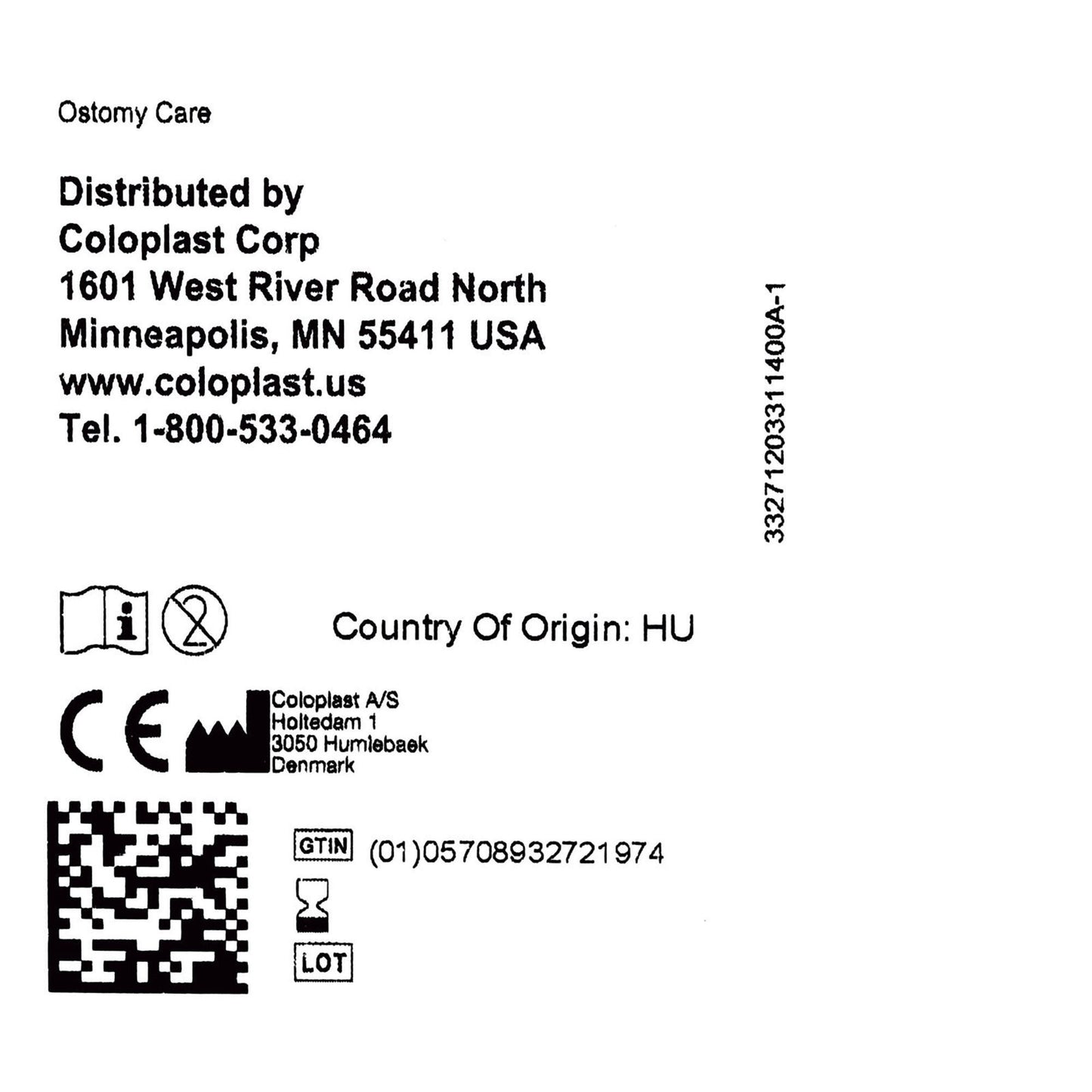 SEAL, F/OSTOMY POUCH BRAVA THIN 1 1/8"X3" (10/BX)