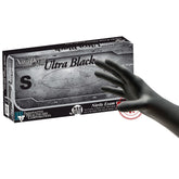 GLOVE, EXAM NTRL SM N/S CHEMO BLK (100/BX 10BX/CS)