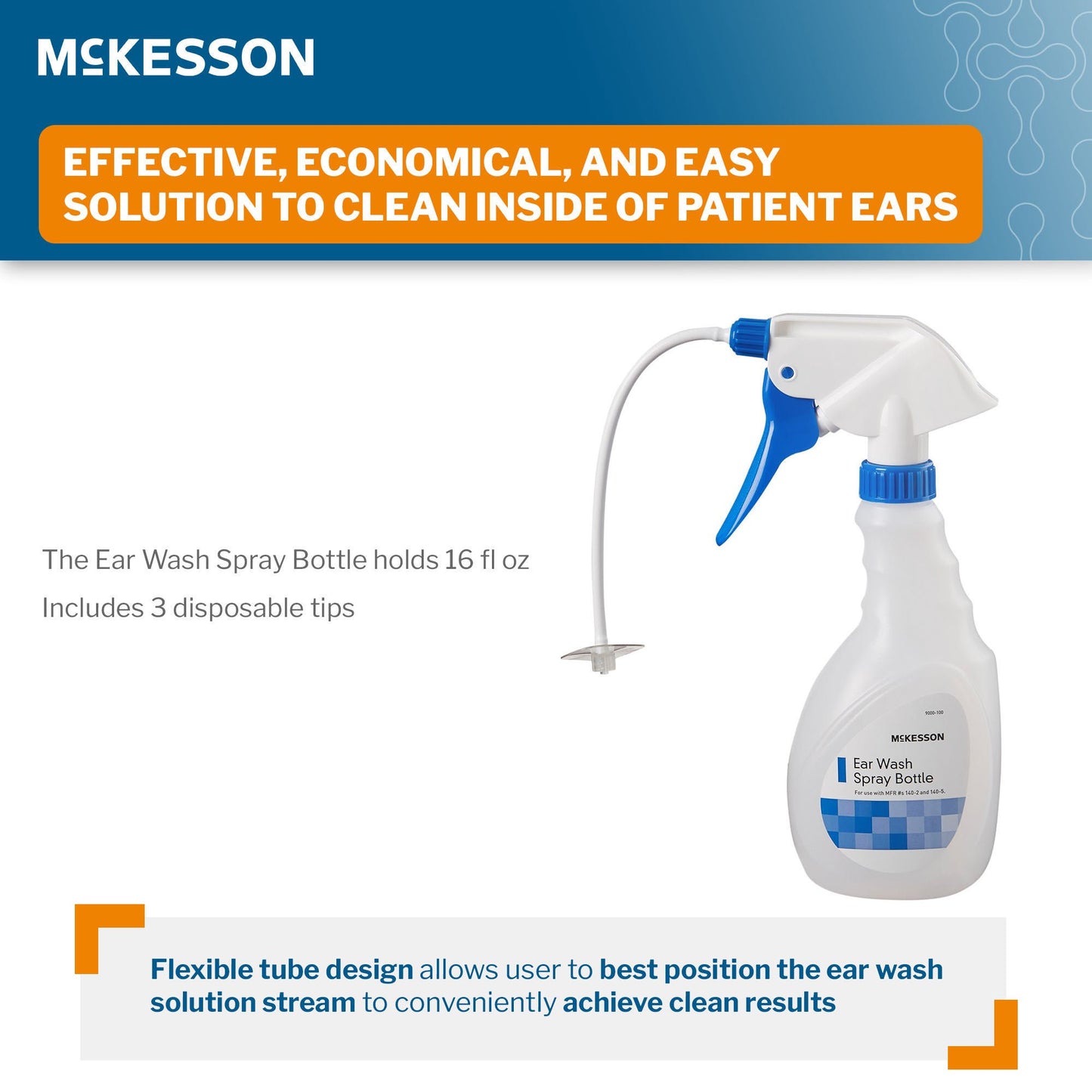 WASHER, EAR FLEX TU 3TIP W/BAG/LABEL (10BG/CS)