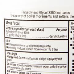 POLYETHYLENE GLYCOL, PDR 17GM 17.9OZ