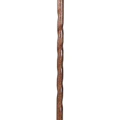 STICK, WALKING WOOD BRAZOS 55 TWISTED OAK BACKPACKER RED 55"
