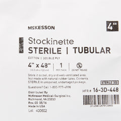 STOCKINETTE, TUBULAR 2PLY STR 4"X48"(20/CS)