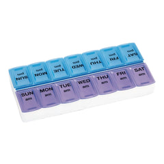 ORGANIZER, PILL TWICE-A-DAY WEEKLY 71/4X37/8X11/4"