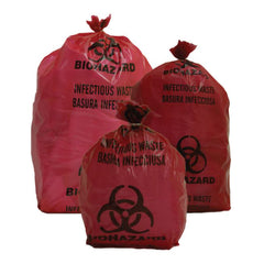 BAG, BIOHAZARD RED 3GL (20/RL 10RL/PK)
