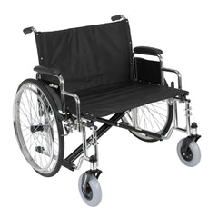 WHEELCHAIR, SENTRA EC HD 2XLG 30" DTCHBL FULL ARM D/S